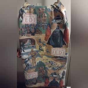 VINTAGE Star Wars Return of the Jedi 1983 twin blanket!